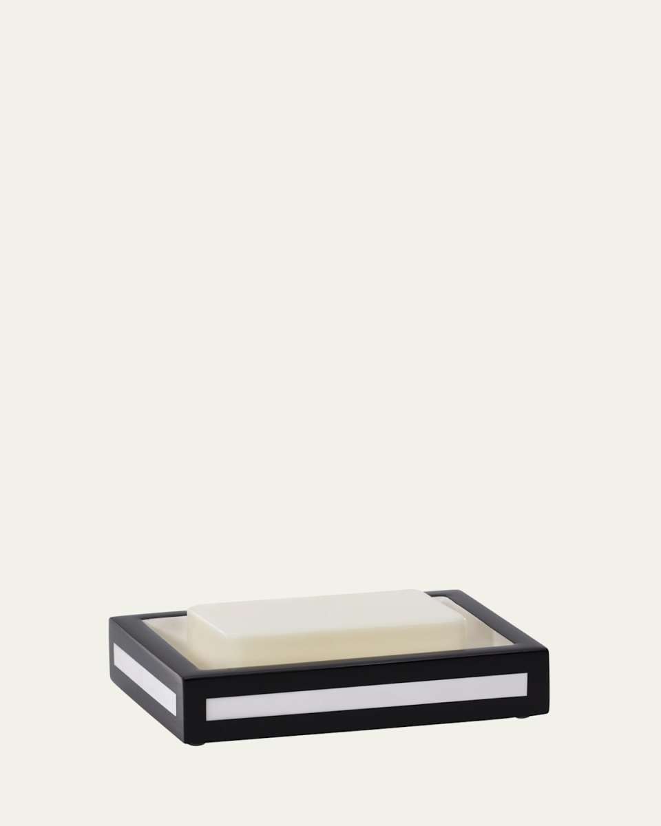 Shoji Lacquered Wood Soap Dish